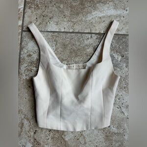 Show Me Your MuMu Cream Crop Top